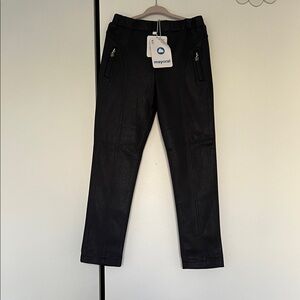 Mayoral Black Trousers with Zipper Details